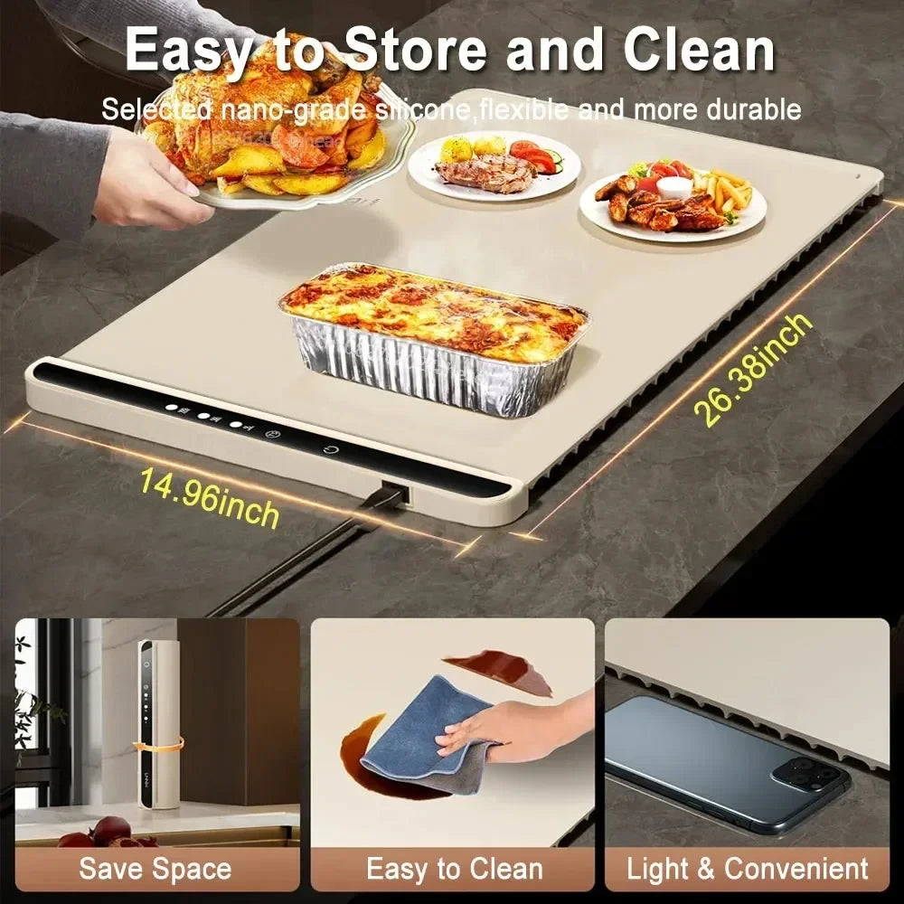 Foldable Electric Warming Tray