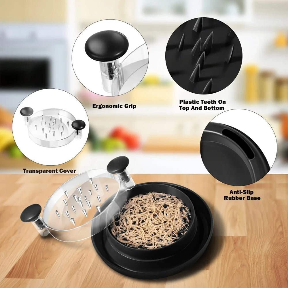 Transparent Meat Shredding Tool